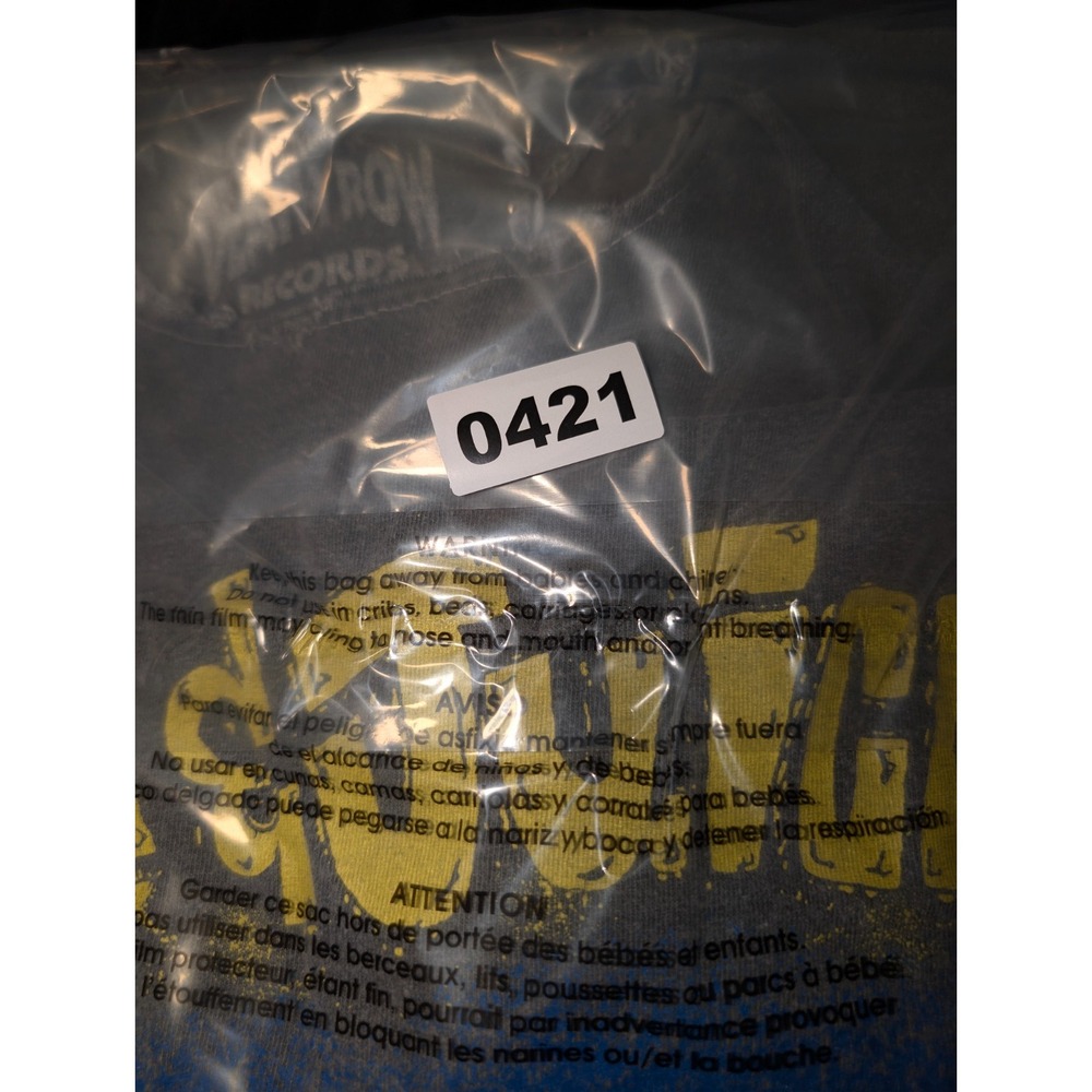 Death Row Records Gray Gin & Juice Distressed Graphic Tshir Size Meduim - Picture 8 of 8